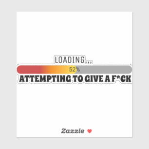 Adesivo Tentando dar um,, Sticker