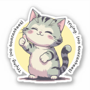 Adesivo Tentando Sem Garantias – Vida Honesta