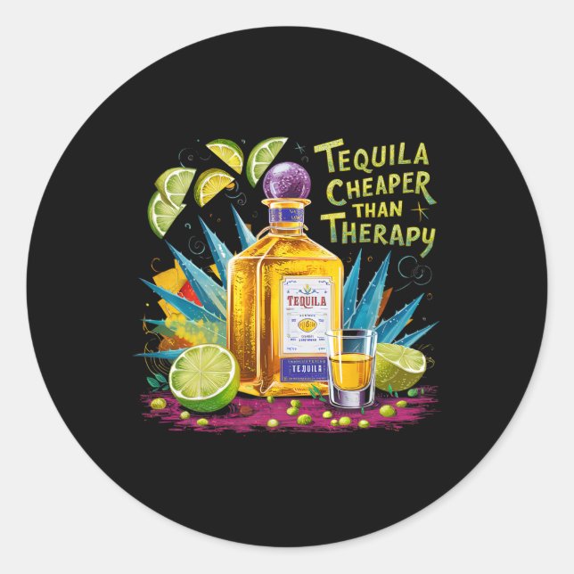 Adesivo Tequila De Bebendo De Tequila Retroativa Mais Bara (Frente)