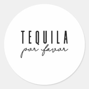 Adesivo Tequila Por Favor Partido Engraçado Cinco Bebendos