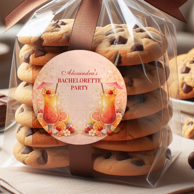 Adesivo Tequila Sunrise Miami Weekend Bachelorette Party (Criador carregado)