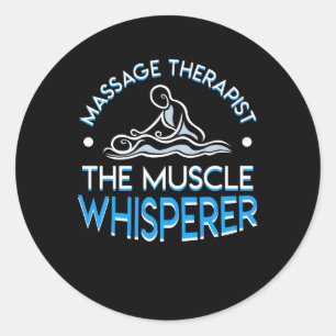 Adesivo Terapeuta da massagem o Whisperer do músculo