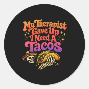 Adesivo Terapeuta desistiu preciso tacos esqueleto engraça