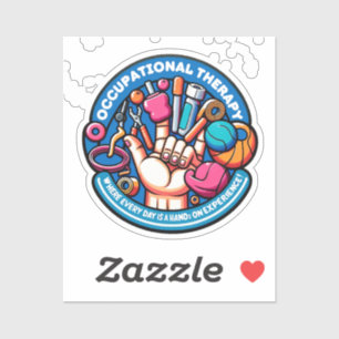 Adesivo Terapêutica Mão-a-Mão - Terapêutica Ocupacional