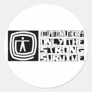 Adesivo Terapêutica Ocupacional Sobrevive