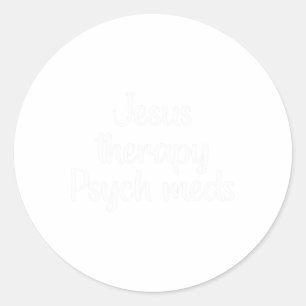 Adesivo Terapêutica Psicológica - Saúde Mental Cristã