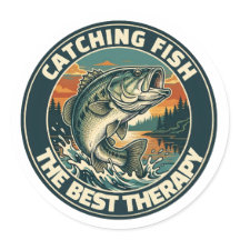 Terapia de Pesca de Rúcula Vintage Insígnia Retro