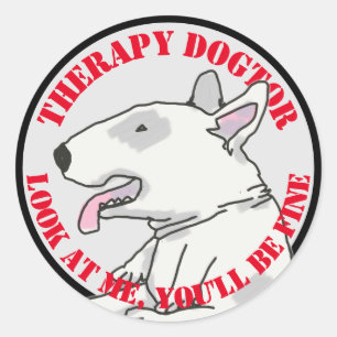 Adesivo Terapia Dogtor Bull terrier