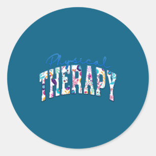 Adesivo Terapia Física Pediátrica Terapeuta Engraçado