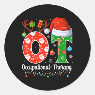 Adesivo Terapia Ocupacional De Natal Ot Natal