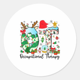 Adesivo Terapia Ocupacional Luzes de Natal Chapéu de Papai