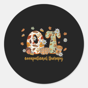 Adesivo Terapia Ocupacional Queda Ota Autumn Thanksgivi
