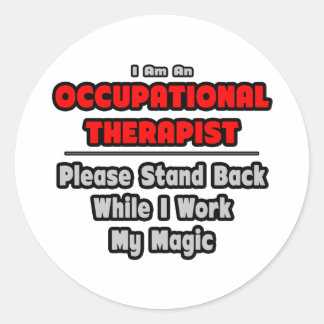 Adesivo Terapia Ocupacional... Trabalhar Minha Magia.