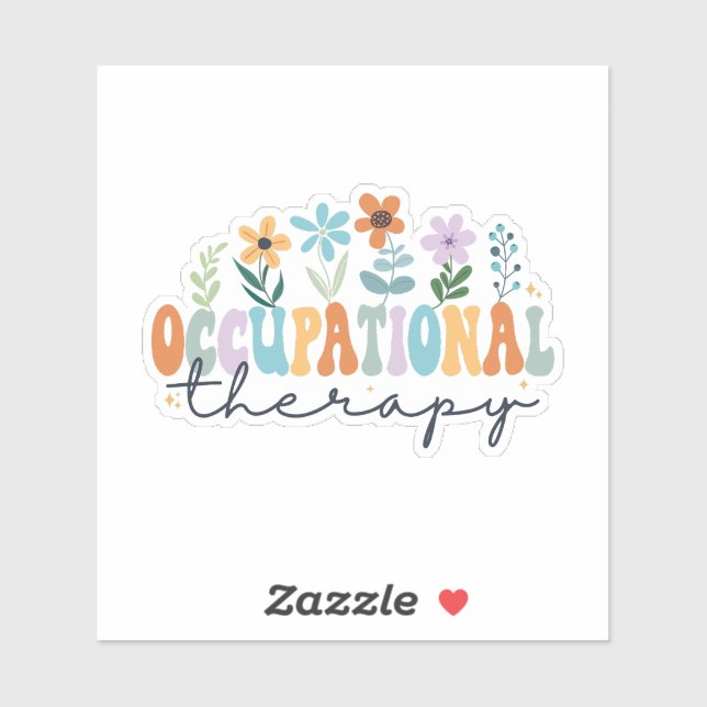 Adesivo Terapia profissional (Folha)