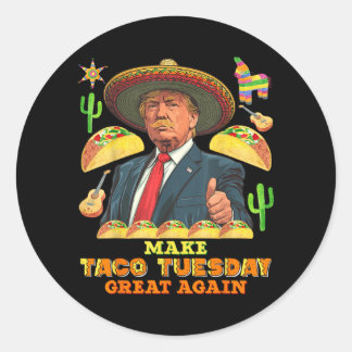 Adesivo Terça-feira de Taco Faça a Terça-feira de Taco Gra