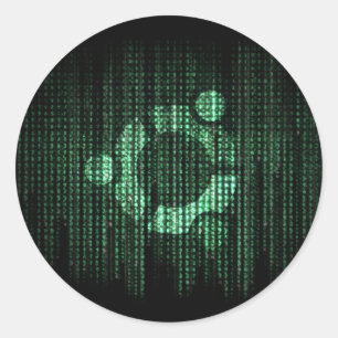 Adesivo Terminal Linux Verde