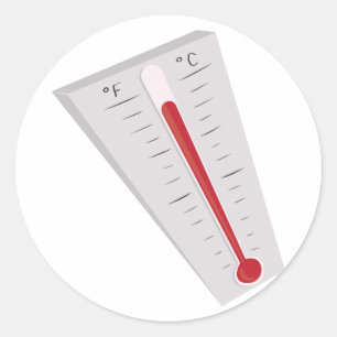 Adesivo Termômetro quente