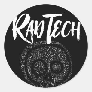 Adesivo Termos técnicos de radiologia em tecnologia de le