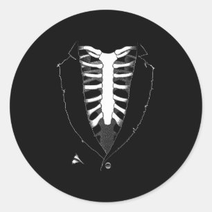Adesivo terno esquelético, terno de cosplay de halloween