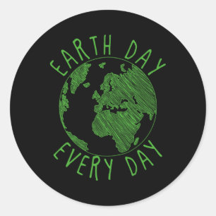 Adesivo Terra: Aniversário da Consciência Ambiental da Ter