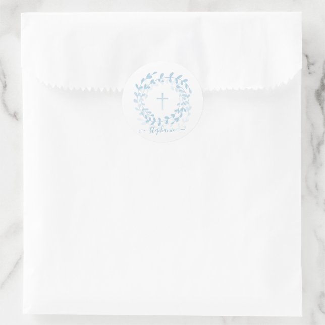 Adesivo Terra Azul da Comunidade e Cruz (Bolsa)