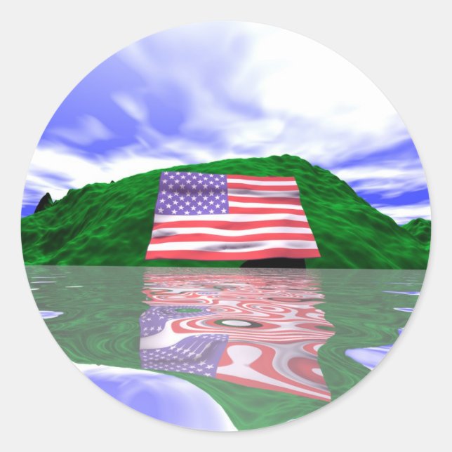 Adesivo Terra do Dia da Independência (Frente)