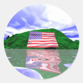 Adesivo Terra do Dia da Independência