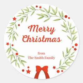 Adesivo Terra e estrelas de Natal elegantes