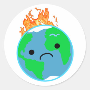 Adesivo Terra em Fogo