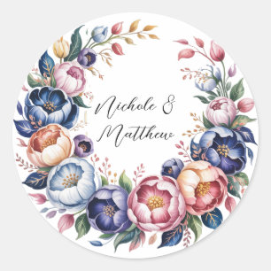 Adesivo Terra Floral Elegante Para Casamento