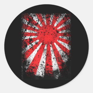 Adesivo Terra Japonesa Da Bandeira Da Guerra Do Sol Ascens