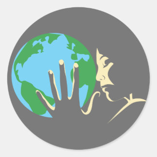 Adesivo Terra no coração
