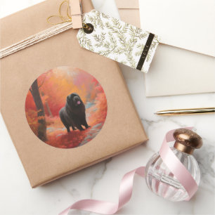 Adesivo Terra Nova nas Folhas do outono caem inspiração