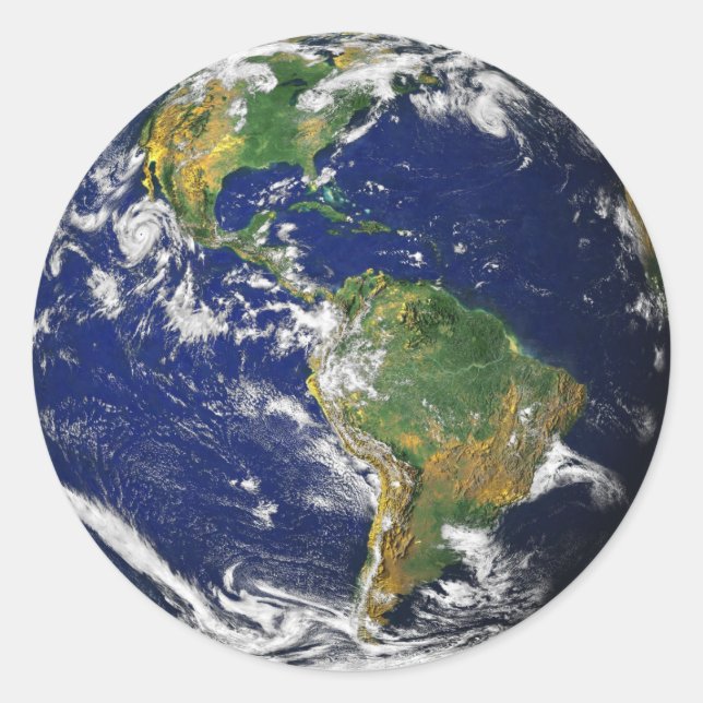 ADESIVO TERRA PLANETA DE VARRÕES GRANDES DO ESPAÇO (Frente)