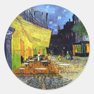 Adesivo Terraço do café na noite por Vincent van Gogh 18