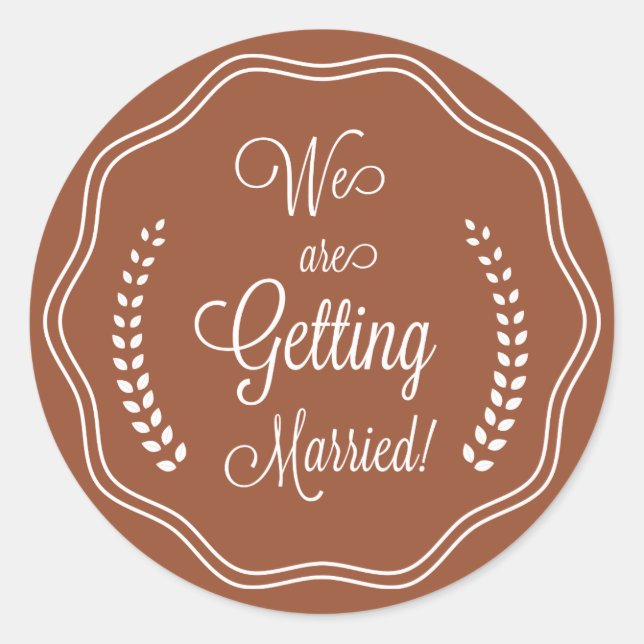 Adesivo Terracotta Bonito Script Seal Salvar Data (Frente)