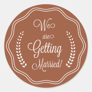 Adesivo Terracotta Bonito Script Seal Salvar Data