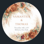 Adesivo Terracotta burgundy eucalyptus e pampas Stickers<br><div class="desc">Se você quer adicionar um toque de charme inspirado na natureza aos seus pertences, considere os Terracotta, Burgundy, Eucalyptus e Pampas Stickers. Estes autocolantes trazem as matizes de terracota e burgundy, complementadas por verduras calmantes de eucalipto e o delicado talho de grama-pampas. Quer você queira decorar seu diário, laptop ou...</div>