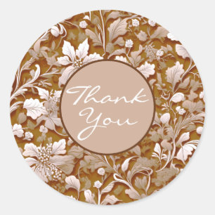 Adesivo Terracotta Burnt Orange Modern Botanho Moderno