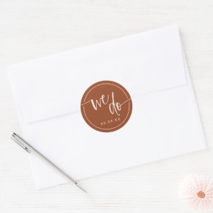 Adesivo Terracotta Cream Fazemos Casamento De Envelopes