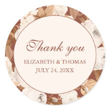 Terracotta Escuro Obrigado A Pau Redondo com Penez