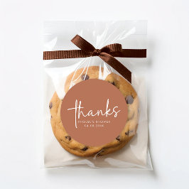 Adesivo Terracotta Minimalist Chá de panela Favor Sticker