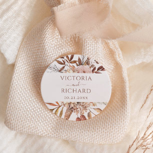 Adesivo Terracotta Rust Flores Boho Fall Foliage Casamento