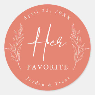 Adesivo Terracotta Seu Vestido Favorito De Casamento