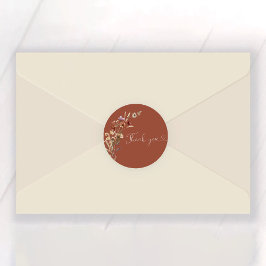 Adesivo Terracotta Tiny Chá de panela de flor selvagem