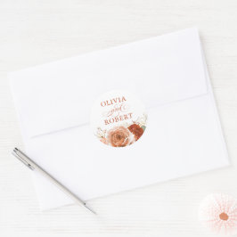 Adesivo Terracotta Wedding Modern Floral Boho