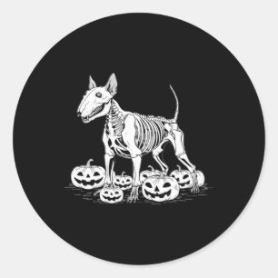 Adesivo Terrier Skeleton Birthday Halloween Mens Womens Ki