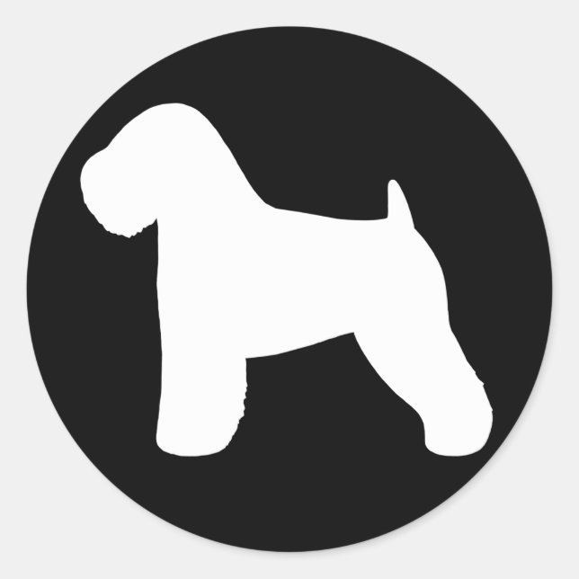 Adesivo Terrier Wheaten de Capa Macia (Frente)