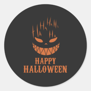 Adesivo Terrível Gritar de rosto de Halloween Spook escuro