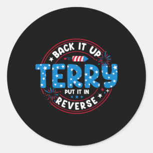 Adesivo Terry Colocou De Volta Em 4 De Julho